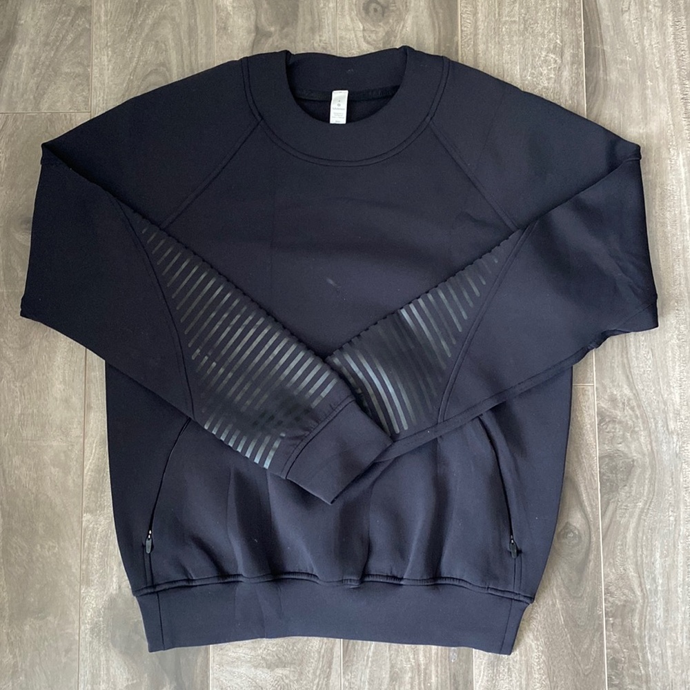 Women’s Lululemon City Sweat Crew Sweater - black